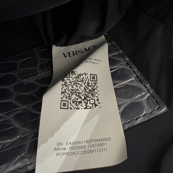 Versace Medusa Gray Crossbody messenger Bag - Picture 6 of 7